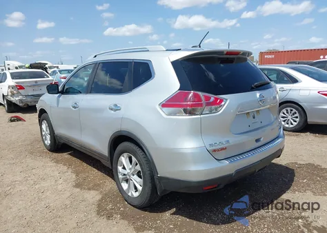 2014 Nissan Rogue Sv from USA, damaged, VIN 5N1AT2MT4EC862845